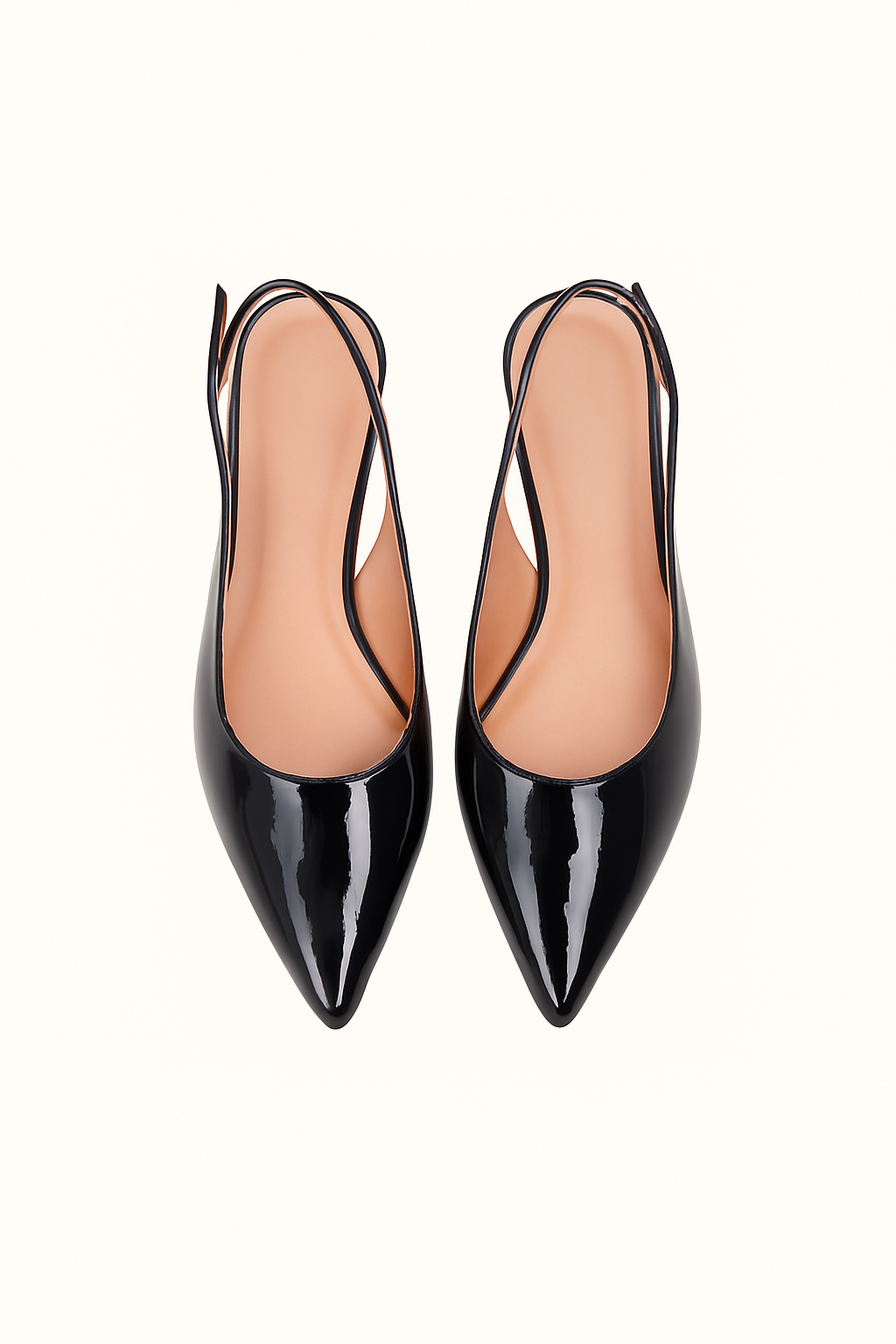 Ballerines à bouts pointus noires