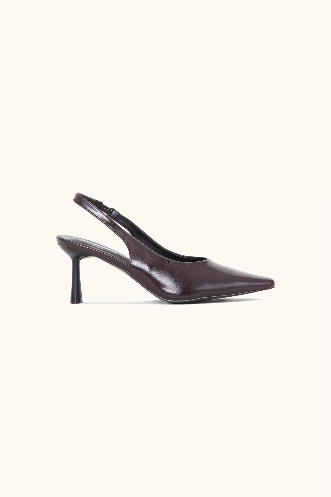 Escarpins slingback bout pointu bordeaux