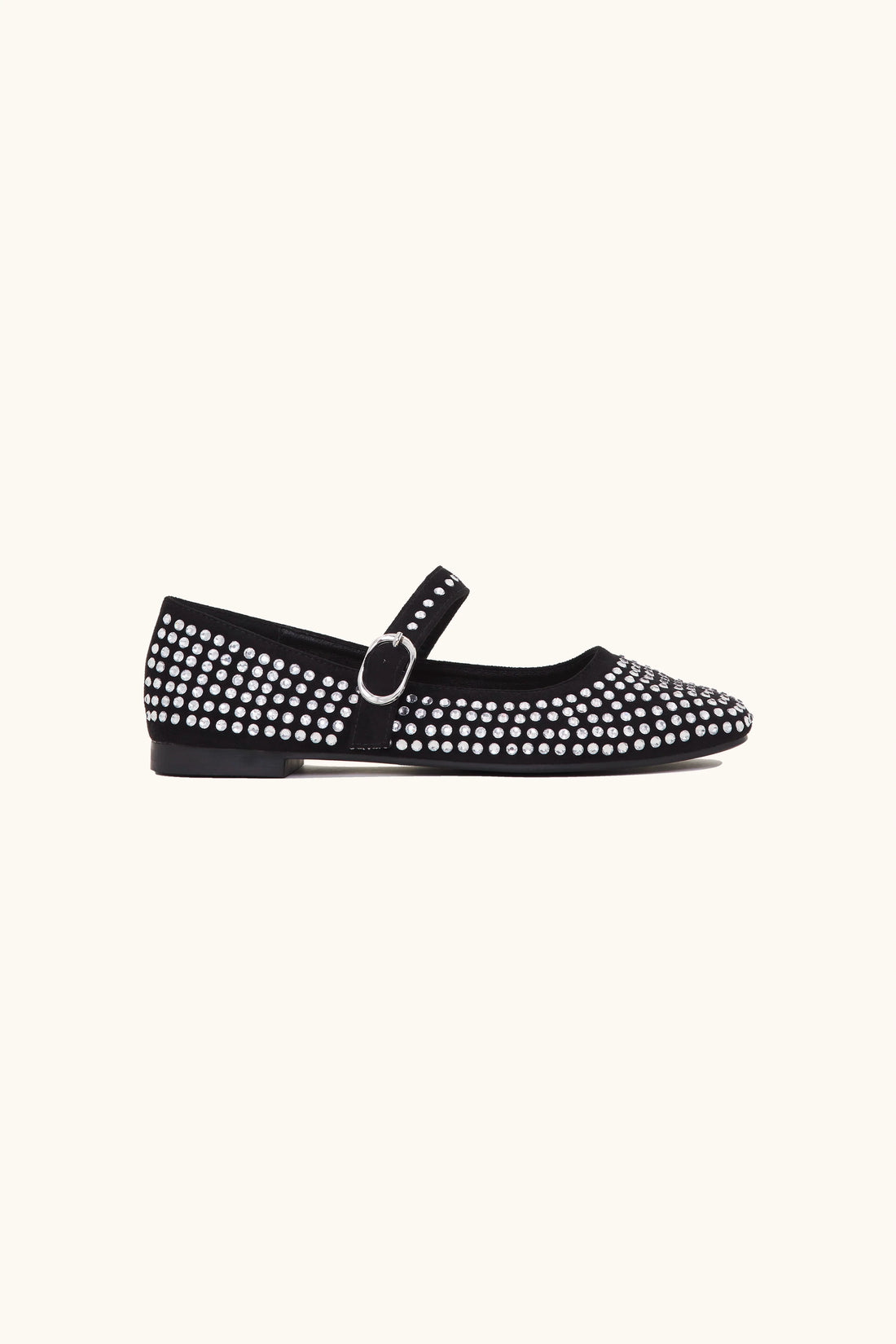 Ballerines à strass noires