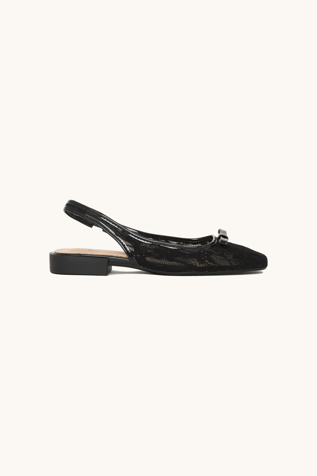 Ballerines slingback en dentelle à noeud  Victoria