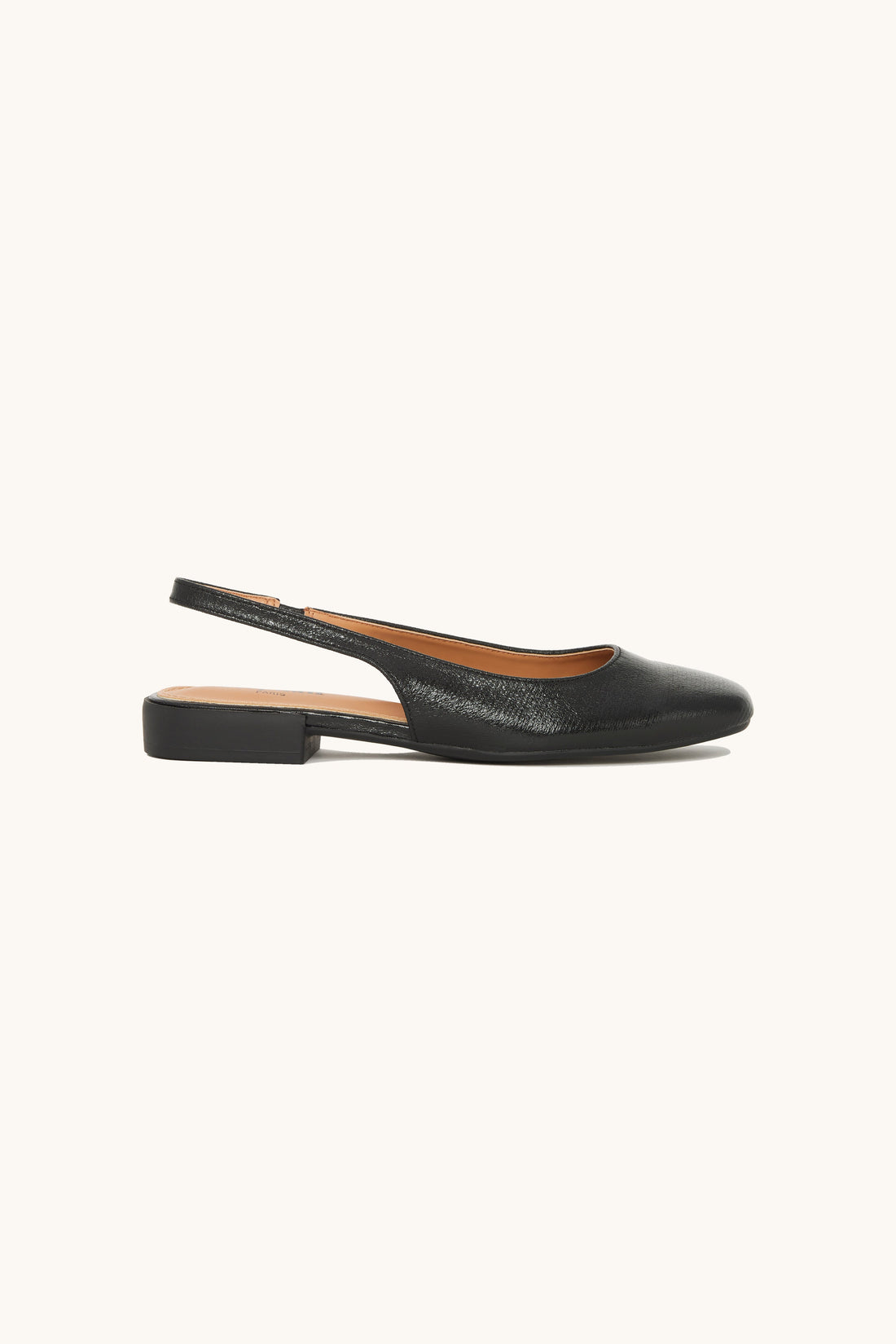 Ballerines slingback à brides arrière  Ava - Noir