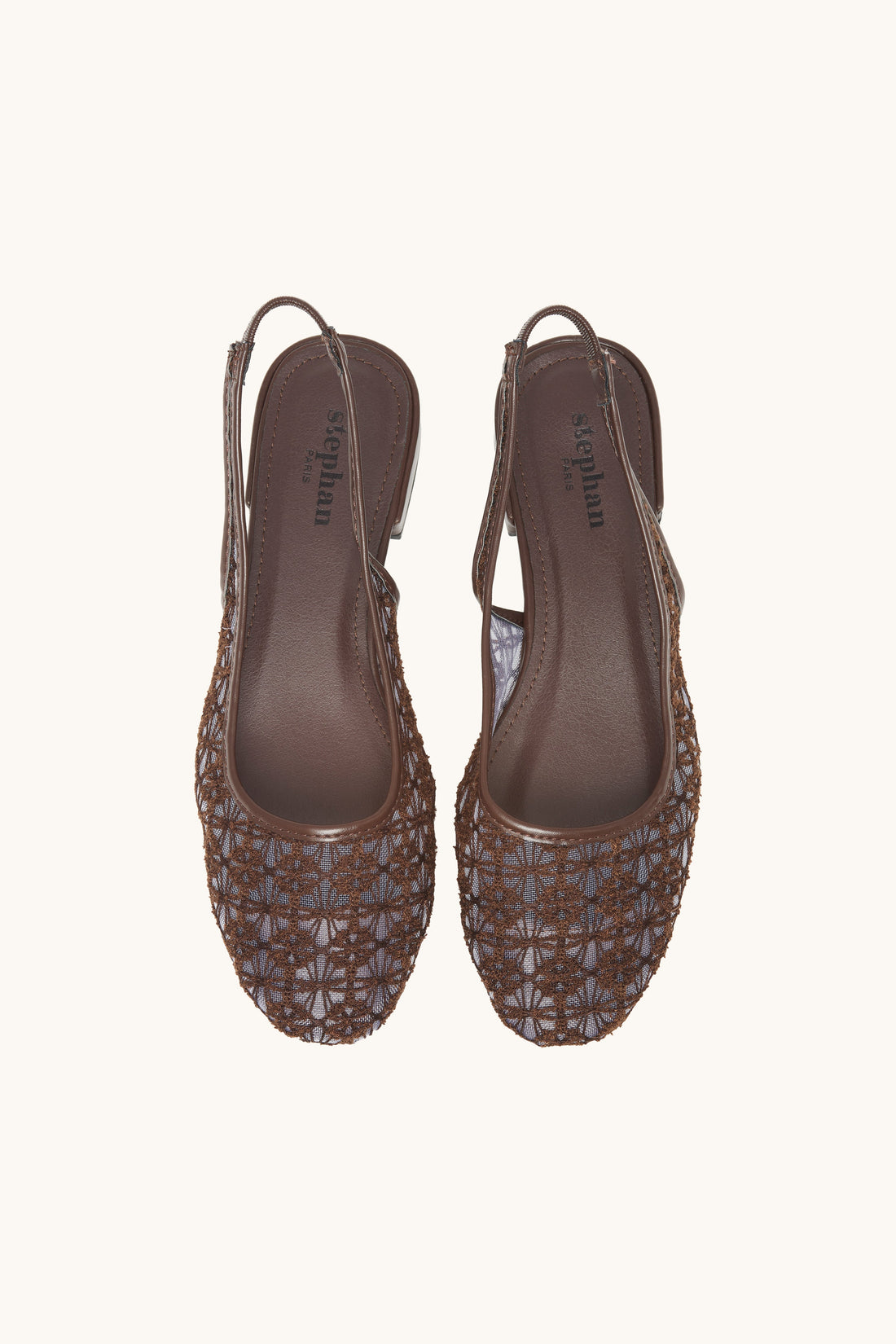 Ballerines slingback en dentelle  Lily